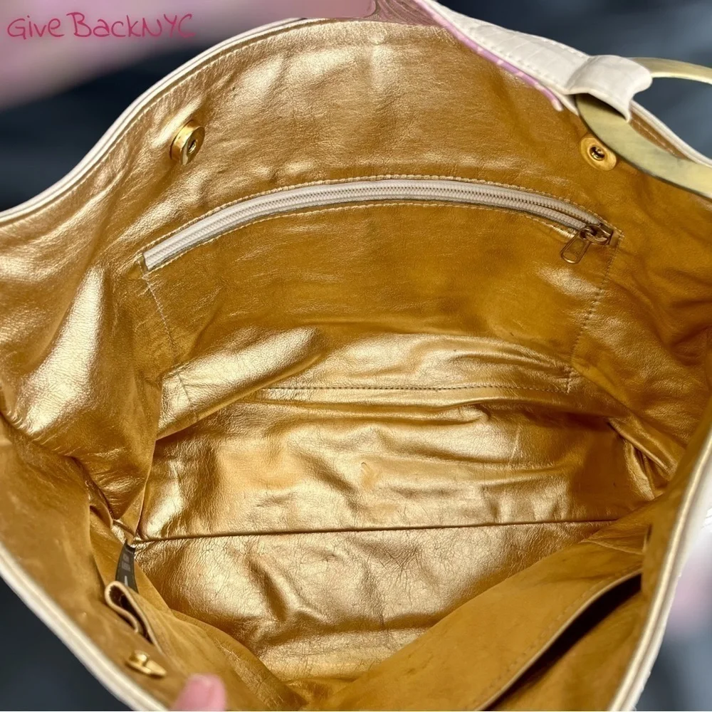 Roberto Vascon Vintage Leather Hobo Bag